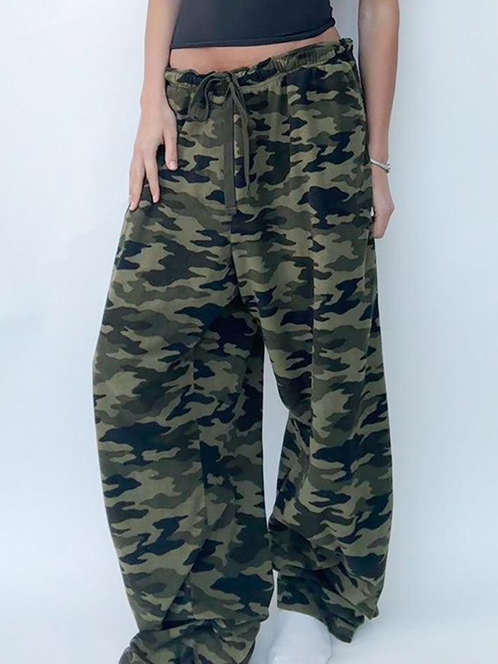 Loose Fit Drawstring Pants