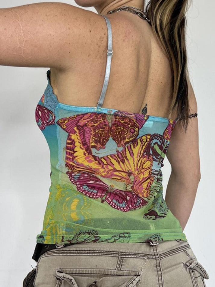 Sfumato Butterfly Color Cami Top