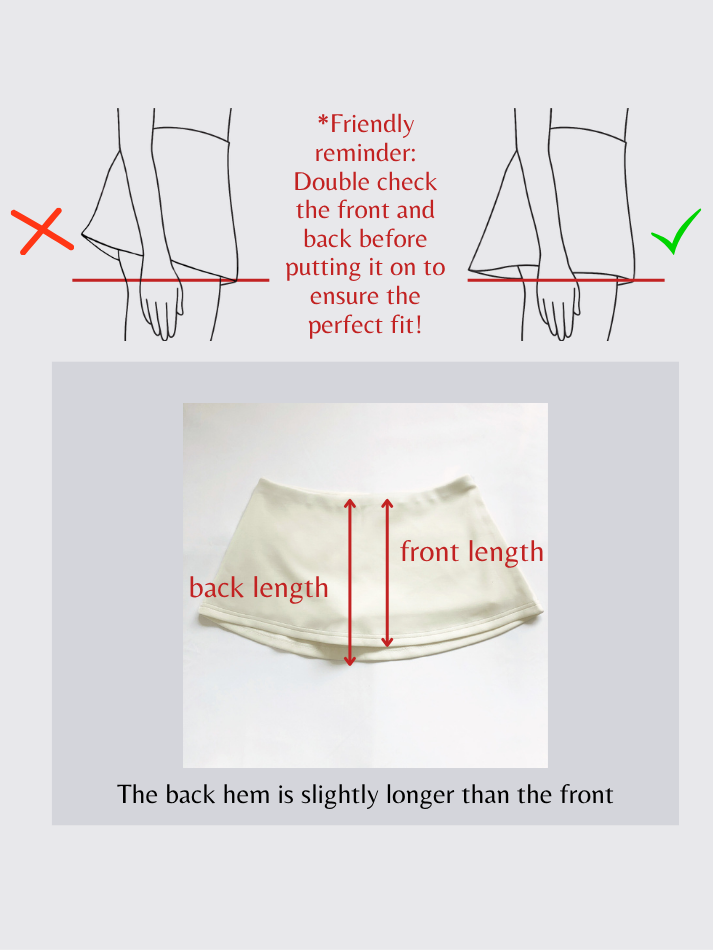 Low Waist Micro Mini Skorts