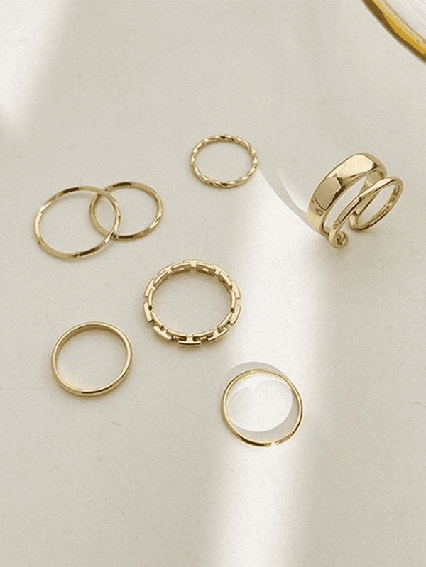 7pcs Simple Joint Finger Ring - AnotherChill