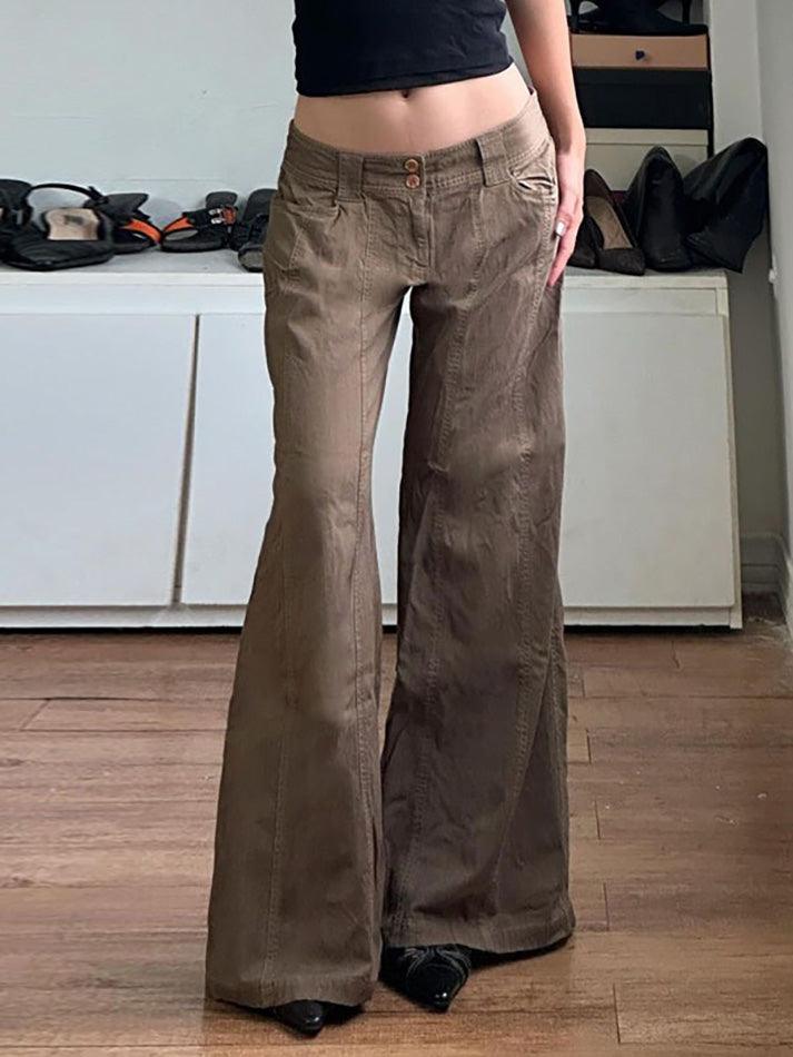 Vintage Low Rise Straight Leg Jeans