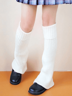 Ankle Flare Ribbed Knit Leg Warmer - AnotherChill