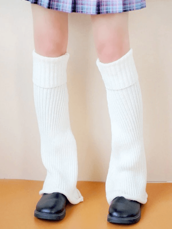 Ankle Flare Ribbed Knit Leg Warmer - AnotherChill