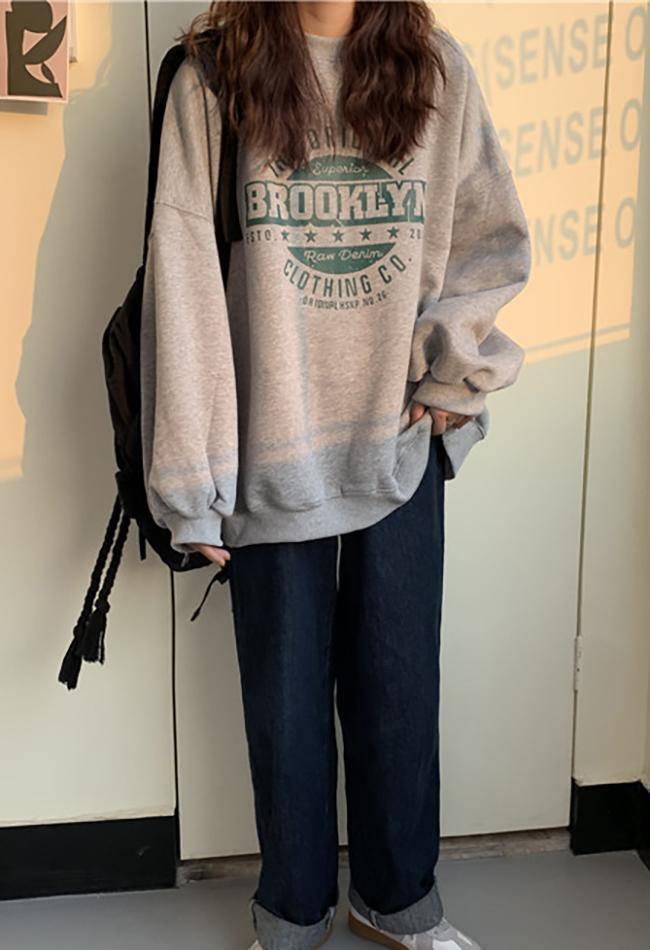 Brooklyn Graphic Crew Sweatshirt AnotherChill