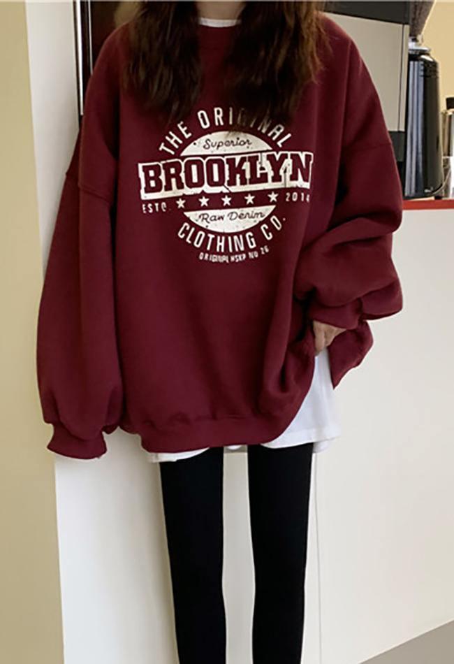 Brooklyn Graphic Crew Sweatshirt - AnotherChill