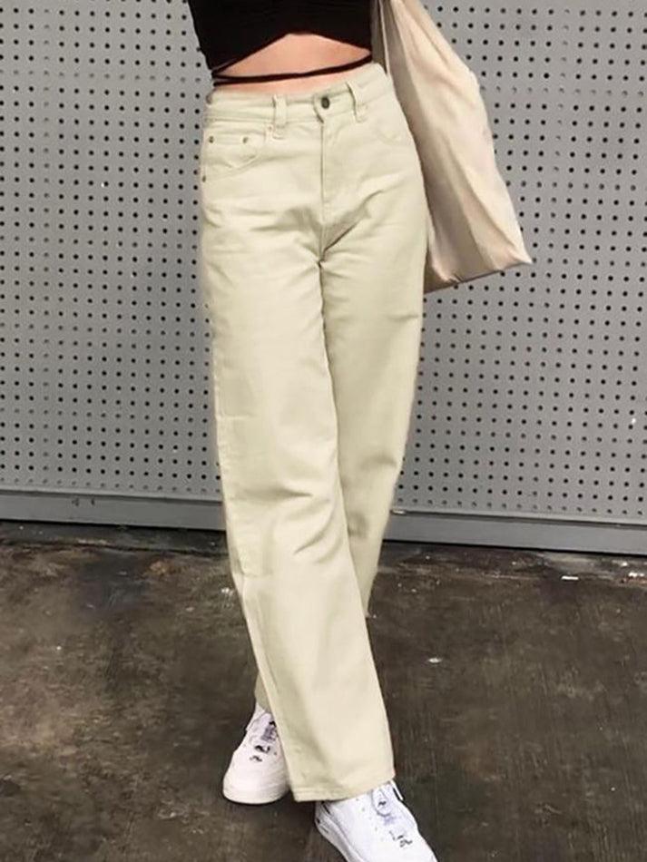 Corduroy Straight Leg Pants - AnotherChill