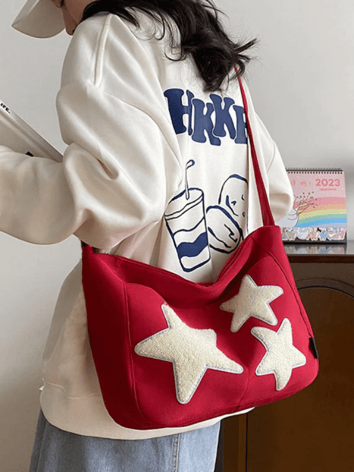 Cute Star Print Crossbody Bag - AnotherChill