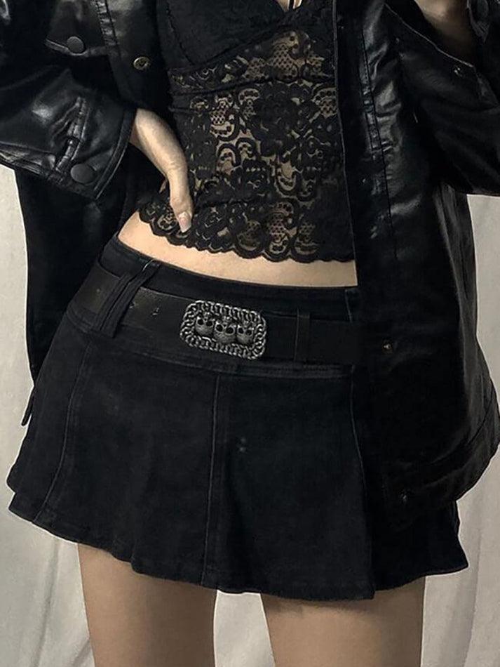 Denim Skate Mini Skirt - AnotherChill