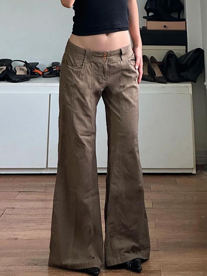 Vintage Low Rise Straight Leg Jeans