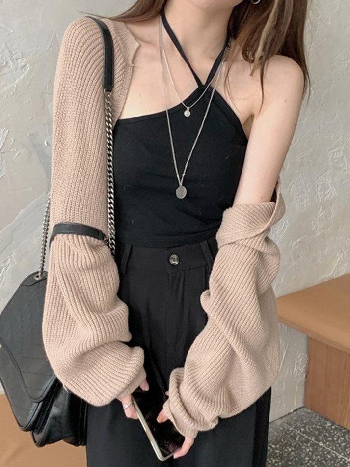 Open Front Bolero Knit Cardigan - AnotherChill