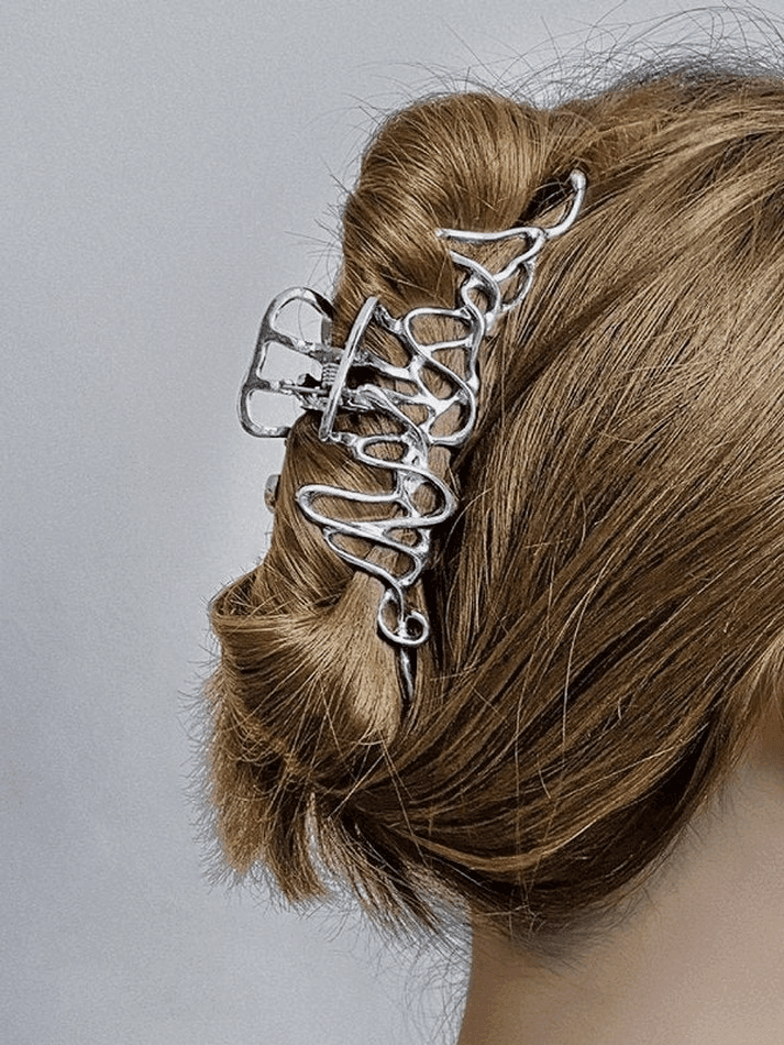 Irregular Liquid Hair Clip - AnotherChill