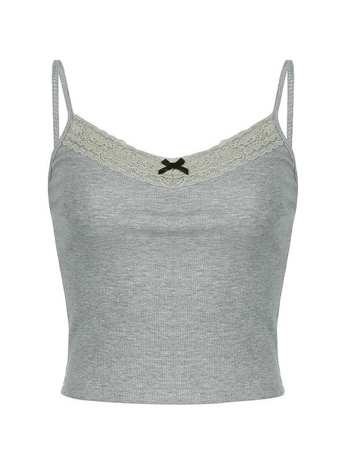 Lace Trim Y2K Cami Top - AnotherChill