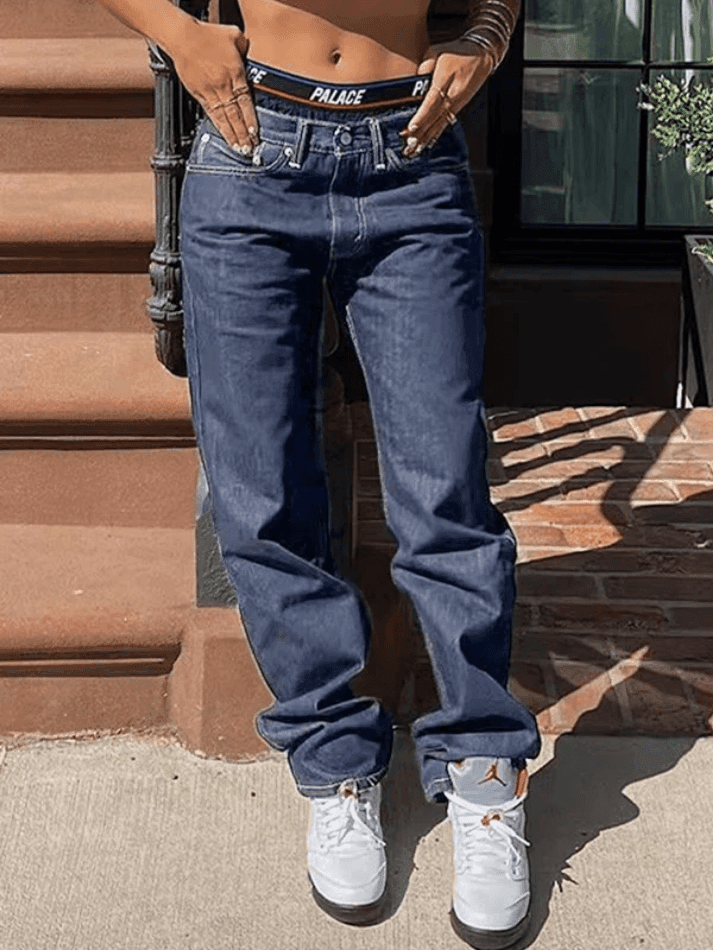 Light Wash Denim Boyfriend Jeans - AnotherChill