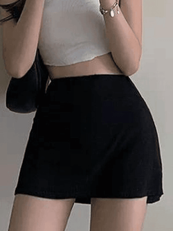 Lined Split Tennis Mini Skirt - AnotherChill