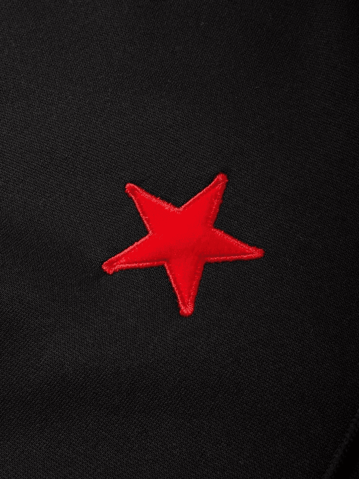 Men's Patch Star Zip Up Hoodie - AnotherChill