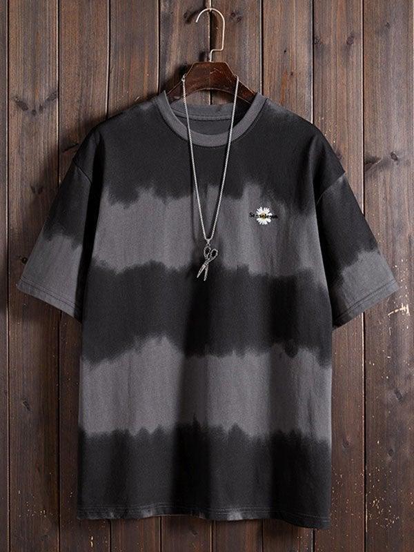 Men's Tie-Dye Stripe Crew Tee - AnotherChill