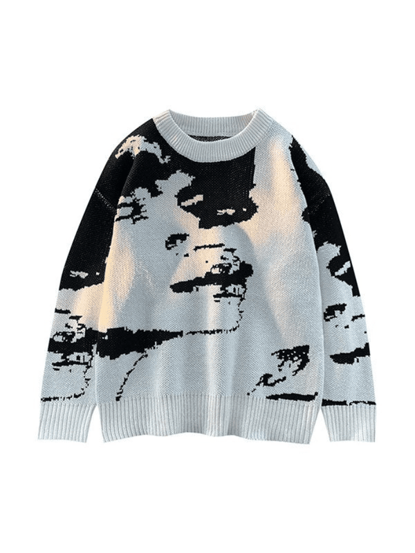 Men's Vintage Dyed Pullover Sweater - AnotherChill