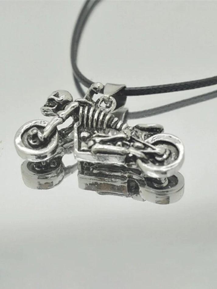 Men's Vintage Moto Skull Necklace - AnotherChill