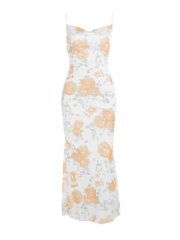 Mesh Print Cami Maxi Dress - AnotherChill