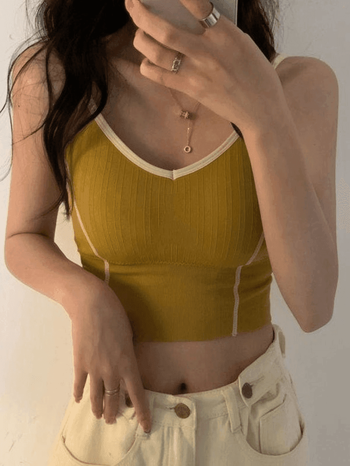 Padded Crop Cami Top - AnotherChill