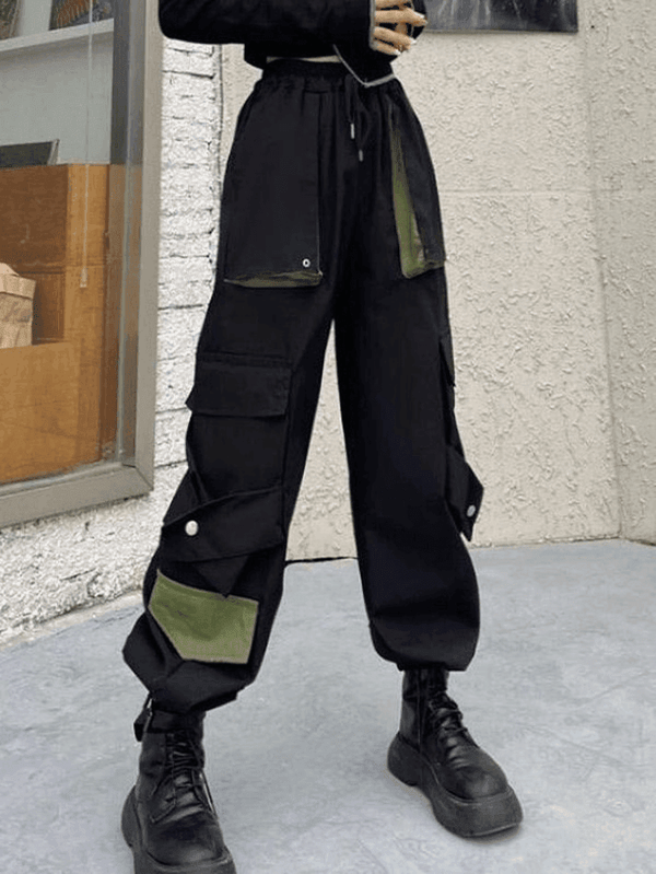 Pocket Detail Cargo Pants - AnotherChill