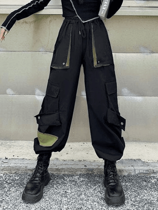 Pocket Detail Cargo Pants - AnotherChill