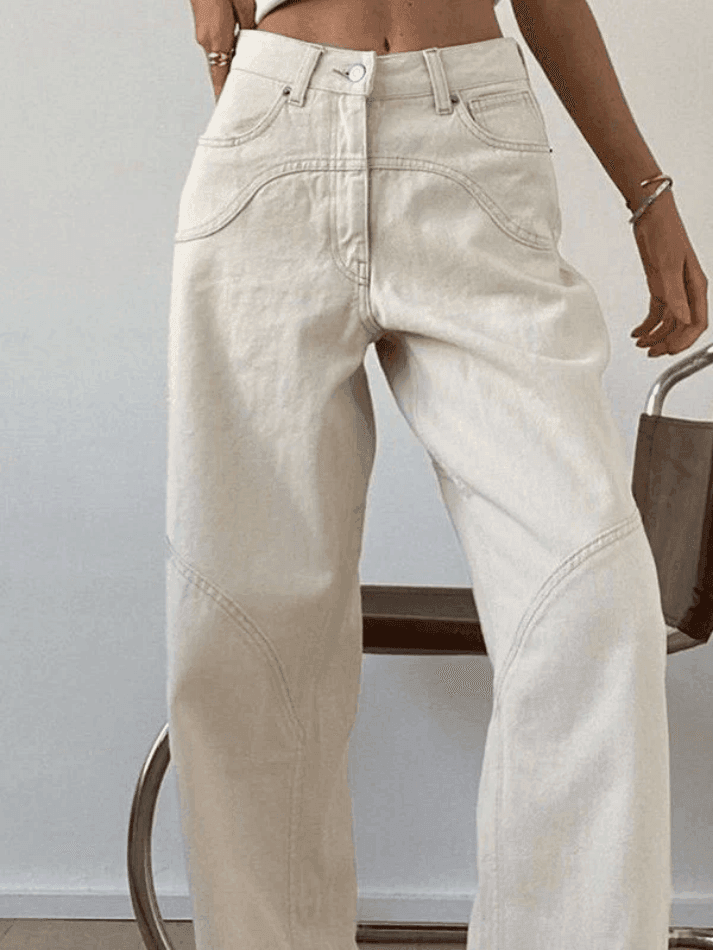 Splice Straight Leg Cargo Jeans - AnotherChill