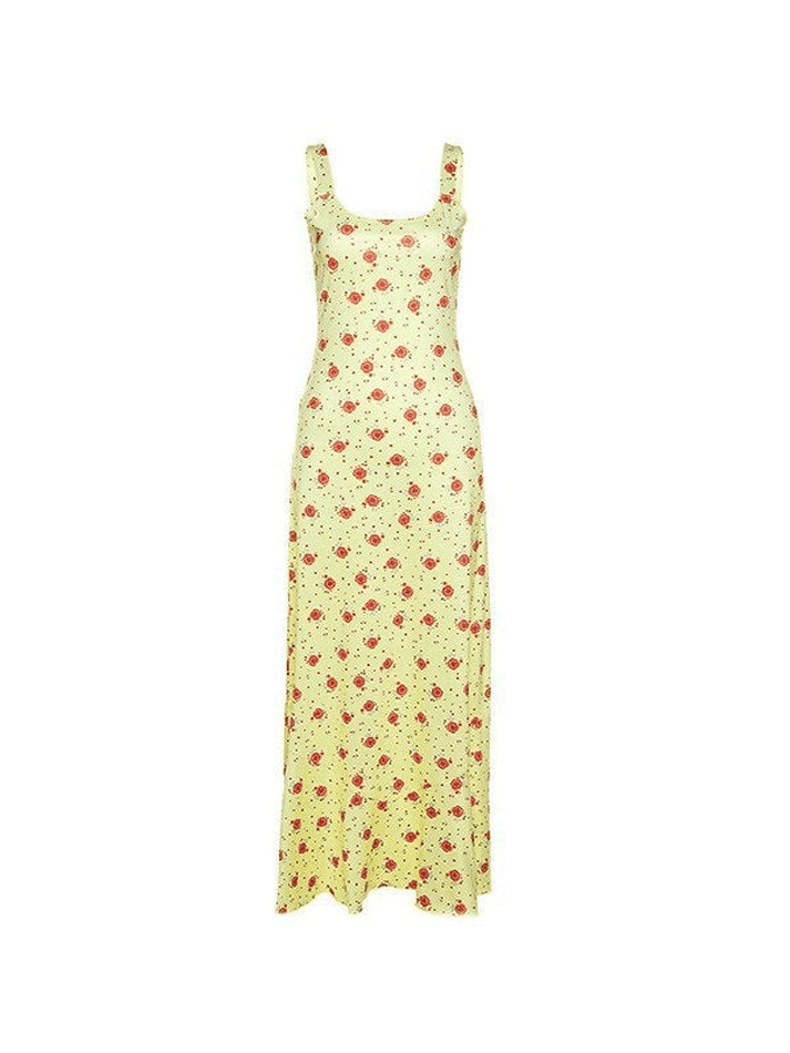 Summer Floral Print Maxi Dress - AnotherChill