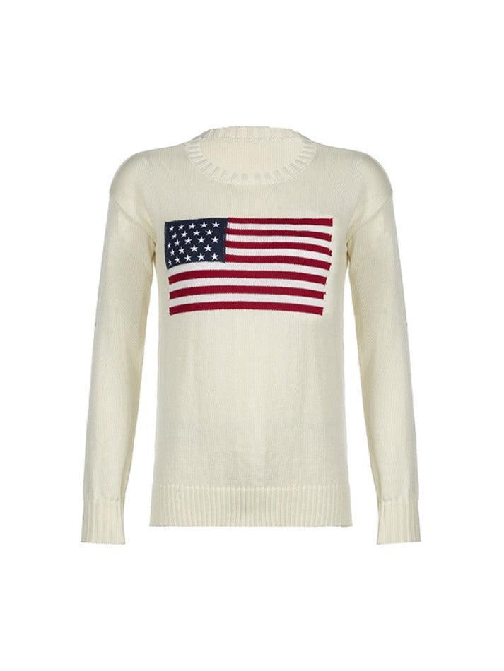 USA Flag Knitted Sweaters - AnotherChill