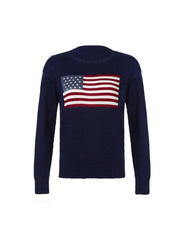 USA Flag Knitted Sweaters - AnotherChill