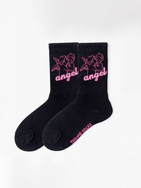 Vintage Angel Print Socks - AnotherChill