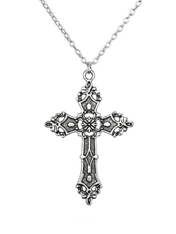 Vintage Baroque Cross Necklace - AnotherChill