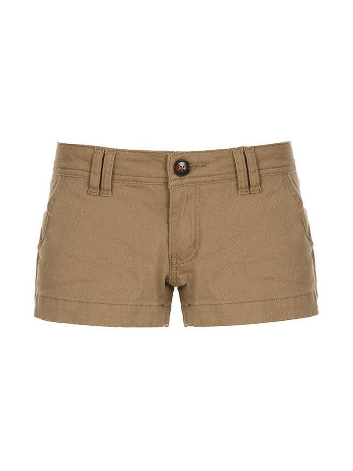 Vintage Basic Low-Waist Denim Shorts - AnotherChill