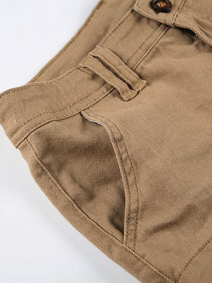 Vintage Basic Low-Waist Denim Shorts - AnotherChill