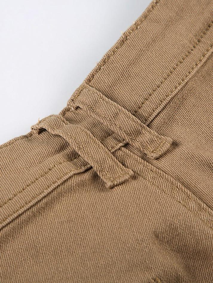 Vintage Basic Low-Waist Denim Shorts - AnotherChill