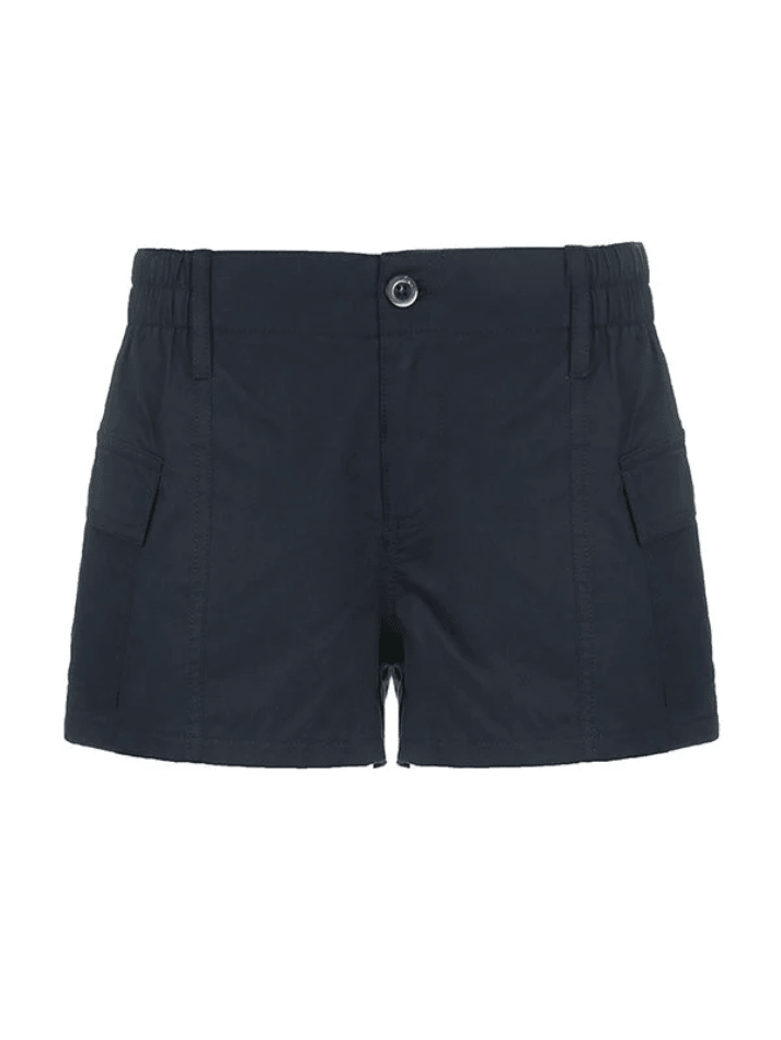 Vintage Low Rise Asymmetric Cargo Shorts - AnotherChill