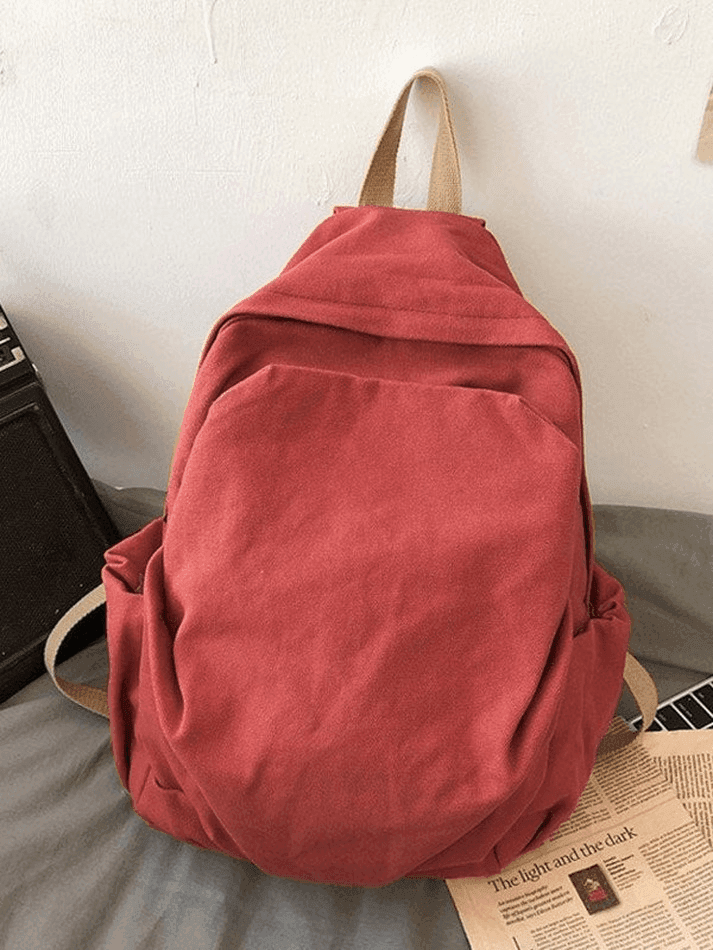 Vintage Wash College School Backpack - AnotherChill