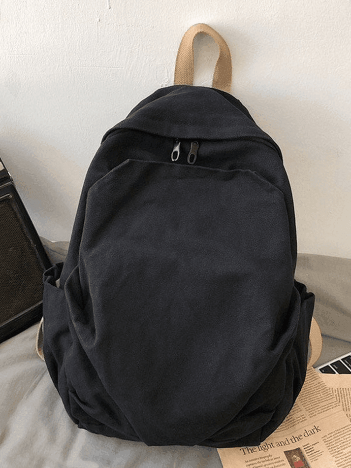 Vintage Wash College School Backpack - AnotherChill