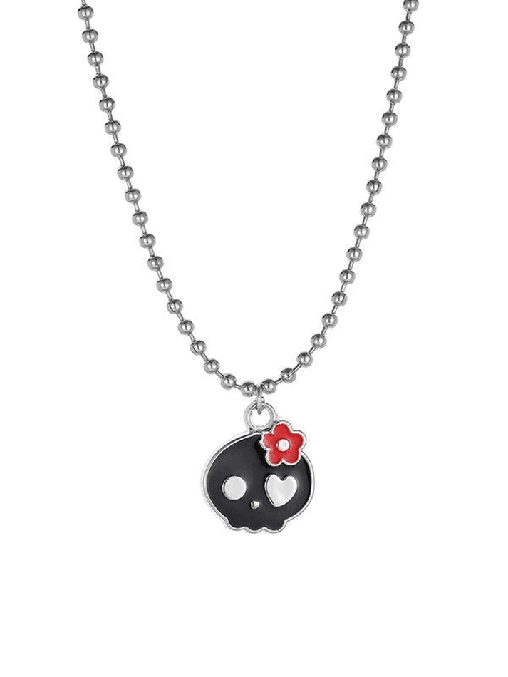 Y2k Skull Necklace - AnotherChill