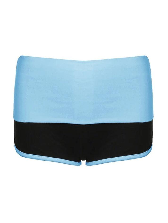 Sporty Contrast Low Rise Shorts - AnotherChill