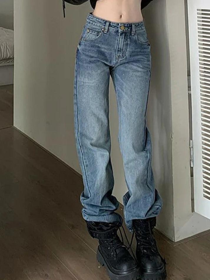 Vintage Low Rise Boyfriend Jeans - AnotherChill