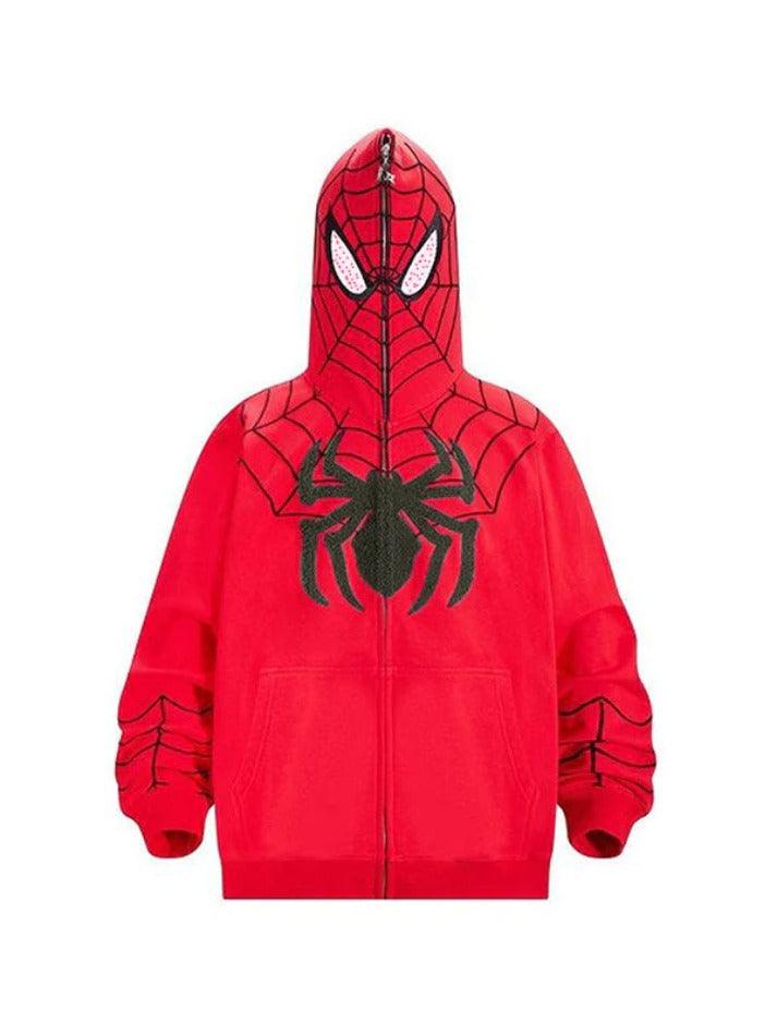 Men's Spider Man Styling Print Oversized Hoodie - AnotherChill