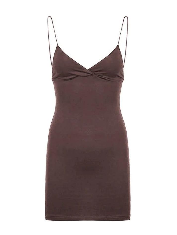 V Neck Slip Party Mini Dress - AnotherChill