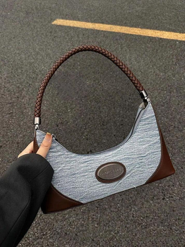 Retro Denim Portable Shoulder Bag - AnotherChill