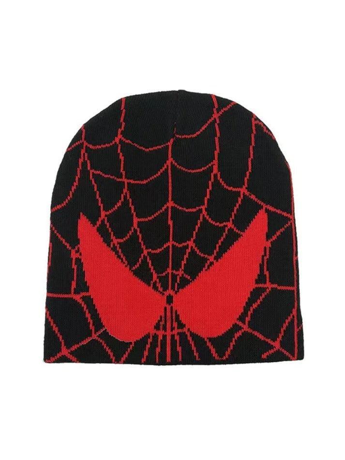 Spider Web Print Soft Beanie Hat - AnotherChill